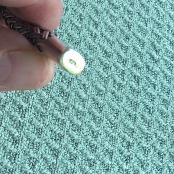 Gorgeous 925 Sterling Silver Woven Bracelet Heavy - Picture 10 of 13